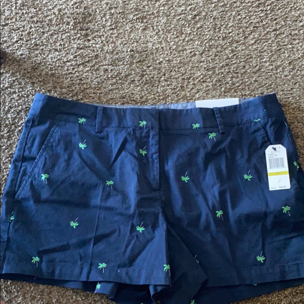 Nautica palm tree shorts tags still on SIZE 14